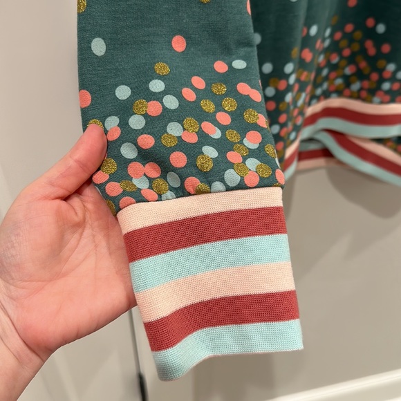 EUC Girls Matilda Jane Confetti Dot Hoodie Sweatshirt Size 14 Teen Tween Girls - Picture 3 of 7